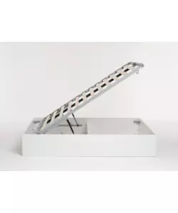 LETTO MATRIMONIALE CONTENITORE "BED BOX" BIANCO 160X190 CM